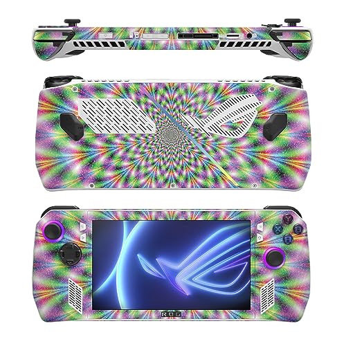 Image of MightySkins Glossy Glitter Skin Compatible with Asus ROG Ally - Hypnosis | Protective, Durable High-Gloss Glitter Finish | Easy to Apply, Remove, and Change Styles