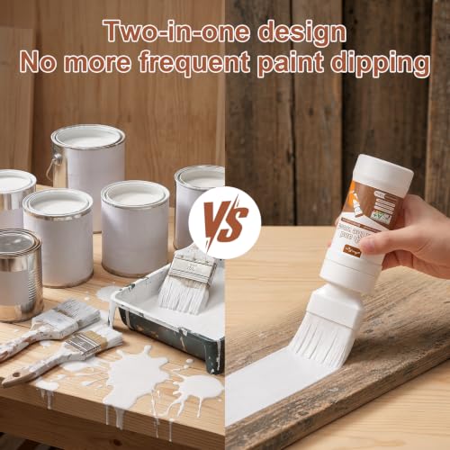 Image of White Touch-Up Paint for Wood,Furniture, Cabinets,Metal,6.35 Oz