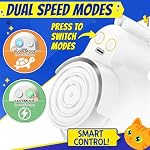 Interactive Cat Toys for Indoor Cats - Automatic Flying Bird Feather & Mouse Wand Enrichment Toy, Hands-Free or Handheld USB-Rechargeable Safe Play Chase Exercise for Bored Kittens and Adult Cats - Image 4