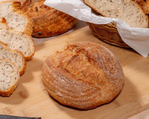 Image of The Magic Oven Naturally Fermented Sourdough Bread Classic Country Loaf, Plain, No Yeast - Healthy bread Perfect for Digestion and Gut Health - Nutrient-Rich 475gm (No Preservatives or Chemicals)
