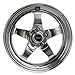 Weld Racing 71MP512A45F 15X12.33 S71 Pol 5X4.5 4.5 (-54mm O/S) Med SBL-Ultra Lite-Black-Mickey