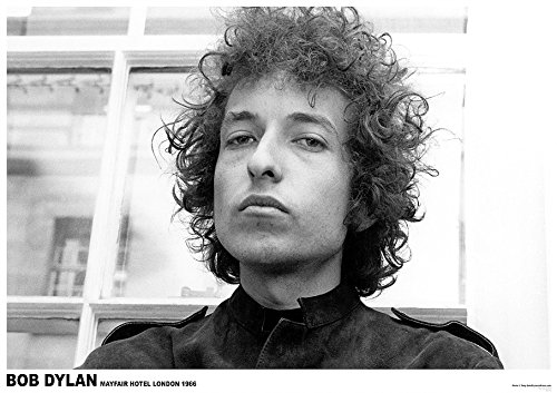 Affiche Bob Dylan l'esprit du rock de 1966 gravé sur un poster mural nostalgique