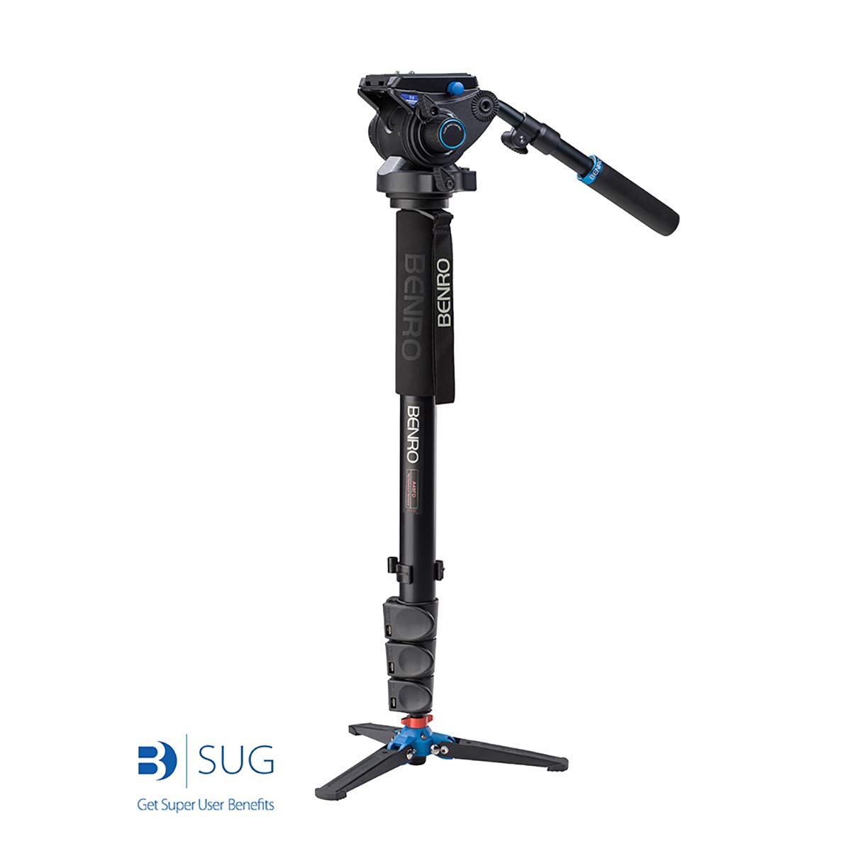 Benro Video Monopod Kit Alum Flip with S6 head