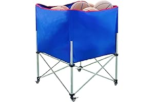 Durable Portable Volleyball Hopper with Wheels