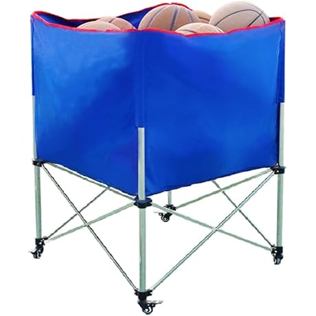 Durable Portable Volleyball Hopper with Wheels
