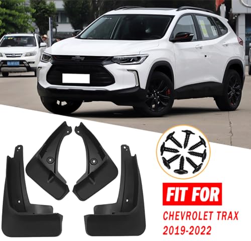 Image of Mud Flaps Fit for 2019-2022 Chevrolet Trax, Mud Flaps Front & Rear Mud Splash Guards Accessories Black, 4 Pc