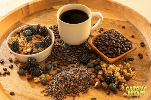 Café Molido Dark Roast Cardiac Attack Coffee Co 12 oz miniatura 2