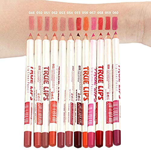 ClubBeauty Menow 15cm Waterproof Professional Matte Lip Liner Pencil - Set of 12 - Image 5