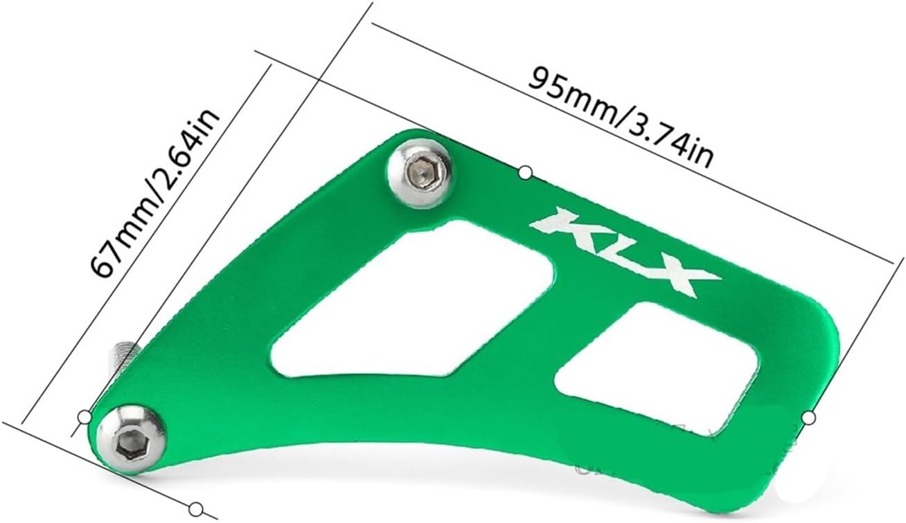 Front Chain Protector Sprocket Guard Cover Compatible with KLX 250/S/SF 300/R/SM KLX300 KLX250 Clean Motorcycle Chain Accessories