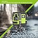 Weiddw laser level Instrument - Green Cross Line, for interior decoration, for vertical and horizontal measurement, 1200 mAh lithium battery, 10-hour standby time + 1M tripod