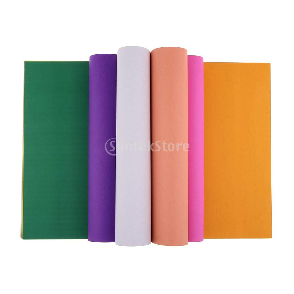 myaddiction Multicolor Solid Color Origami Paper A4 DIY Craft for Drawing Cards 18pcs