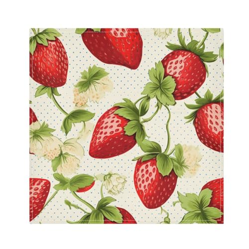 Servilletas de tela cuadradas multicolor pack x6 50.8x50.8 cm miniatura 1