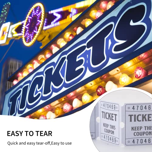 image for L LIKED Raffle Tickets Double Roll 2000 Tickets Consecutively Numbered