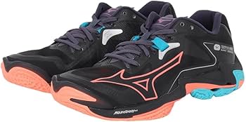 Mizuno Wave Lightning バレーボールシューズ 黒/オレンジ Amazon.co.jp: MIZUNO WAVE LIGHTNING Z8 ブラック×オレンジ