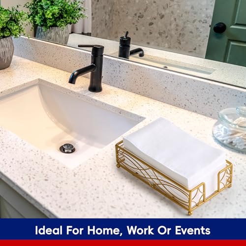 400-Pack-Paper-Napkins-Disposable-Guest-Towels-Party-Dinner-Napkins-Soft-Absorbent-3-Ply-Hand-Towels-for-Bathroom-Wedding-and-Events 400 Pack Paper Napkins Disposable Guest Towels Party Dinner Napkins Soft Absorbent 3 Ply Hand Towels for Bathroom Wedding and Events