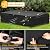 Velway Patio Furniture Cover Waterproof Outdoor Sectional Sofa Set Covers, All Weather Oxford Tear-Resistant Rectangular Table Chair Set Cover with Windproof Design, Large 126x63x28 Inch, Black