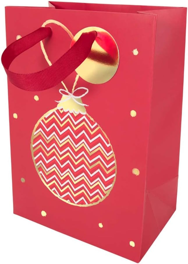 Draeger Paris Bag - 23x16cm Red & Gold