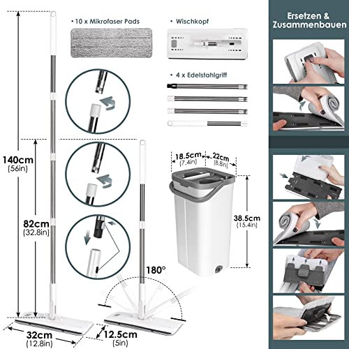 Myiosus Mocio Lavapavimenti e Secchio, Set di
