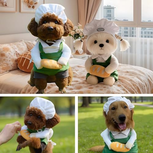 Disfraz de Chef para Perros y Gatos Talla Pequeña miniatura 3