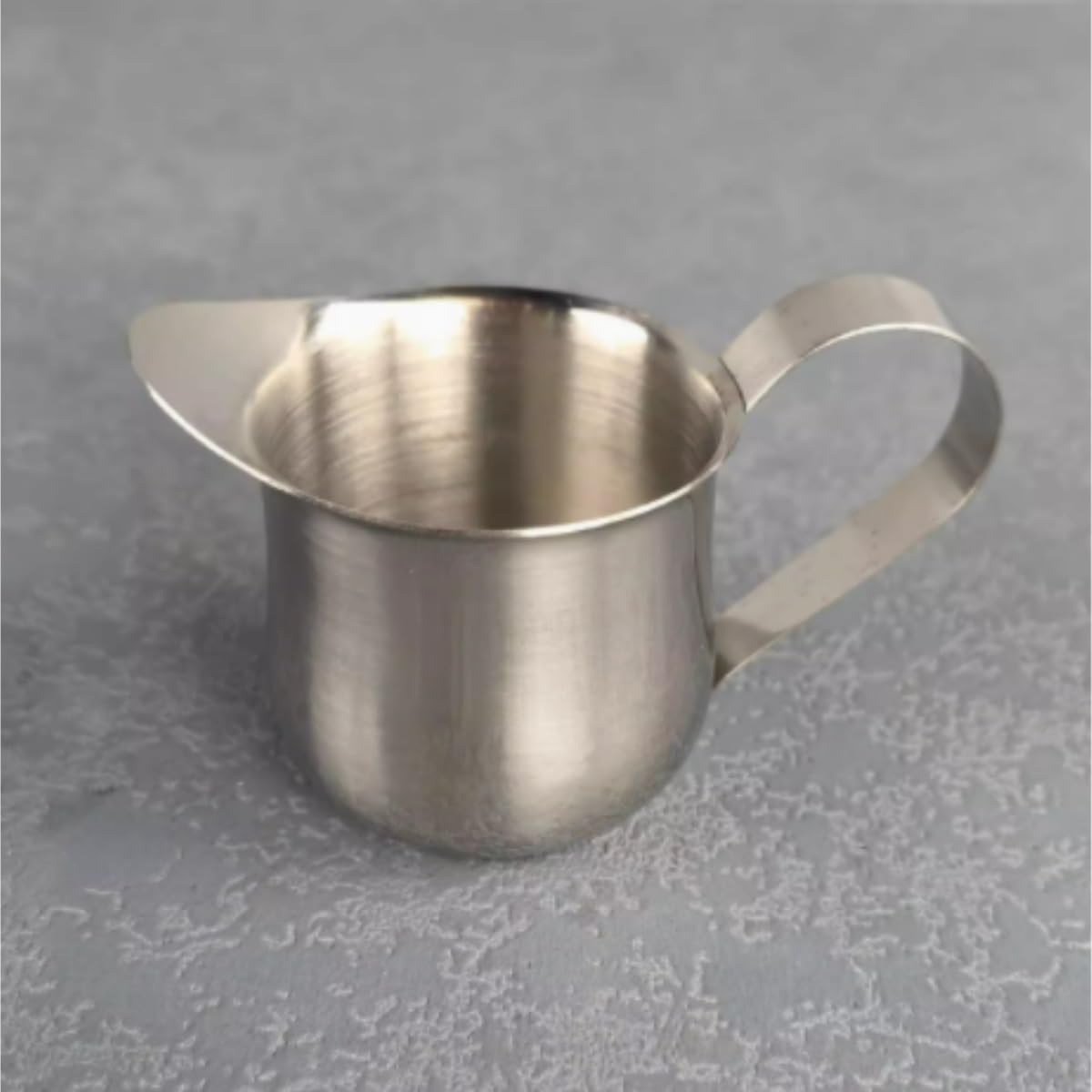 Barchetta per salsa in acciaio inox per condimenti per insalata, lattiera e tazza da caffè, set essenziale per cucina e ristorante, 10 x 7,2 cm ed elegante soluzione per servire