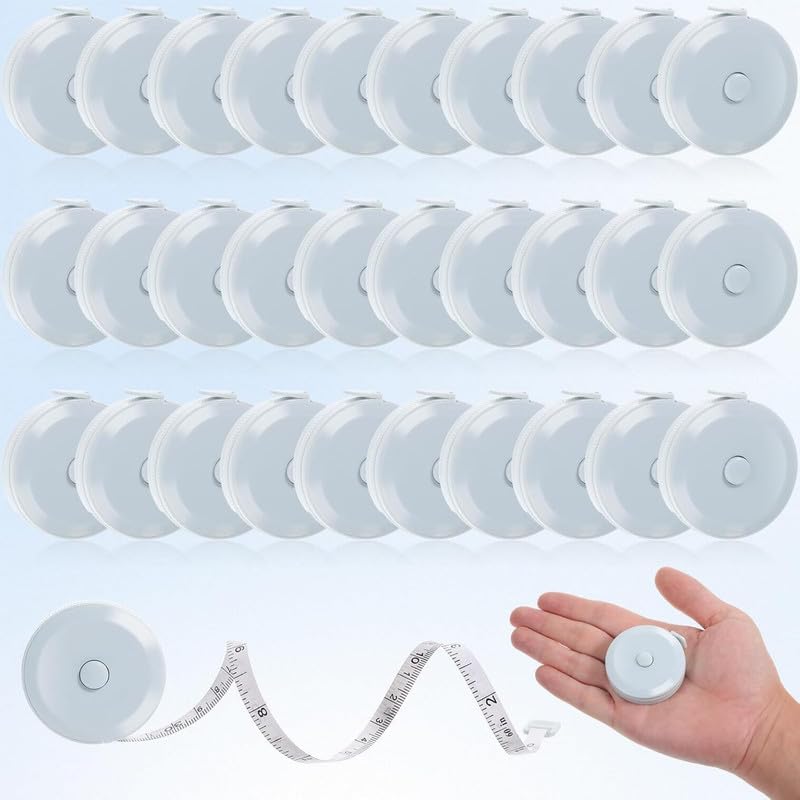 30 Cintas Métricas Blandas Retráctiles de 60 Pulgadas miniatura 1