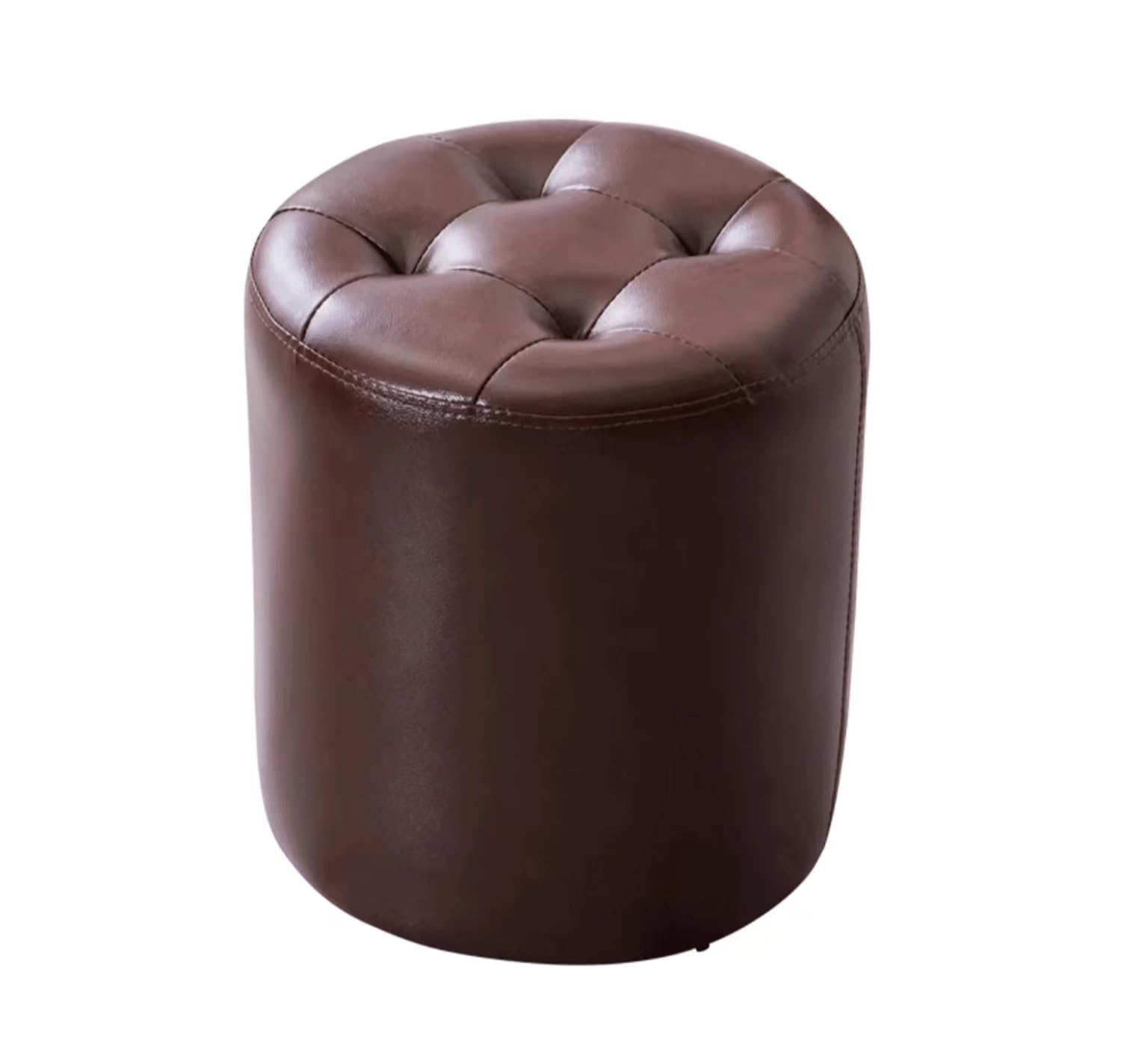 Chaise rembourrée et pouf de salon pour créer un coin lecture cosy