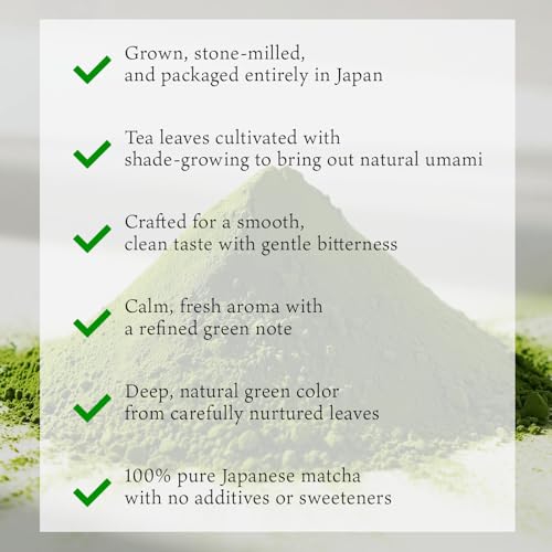 Té Matcha verde ceremonial japonés 30g miniatura 3
