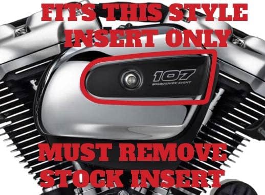 Miniatura 5 de Funda para filtro de aire con bandera estadounidense de Kustom Cycle Parts. Sustituye el inserto de Harley Davidson M8  107.