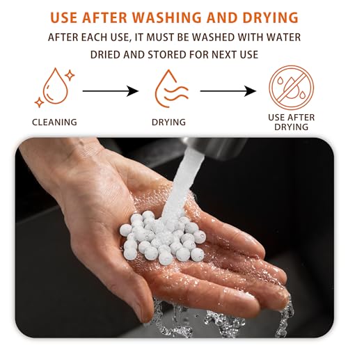 image for MOBYKE Pie Weights for Blind Baking, 2.2 LB Ceramic Pie Weights Blind 