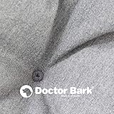 Doctor Bark Hundekissen Urban - orthopädisches Hundebett für mittlere Hunde - waschbar bis 95°C - robuste Indoor/Outdoor Hundematratze - Made in Germany (M - 70x50 cm, Schwarz)