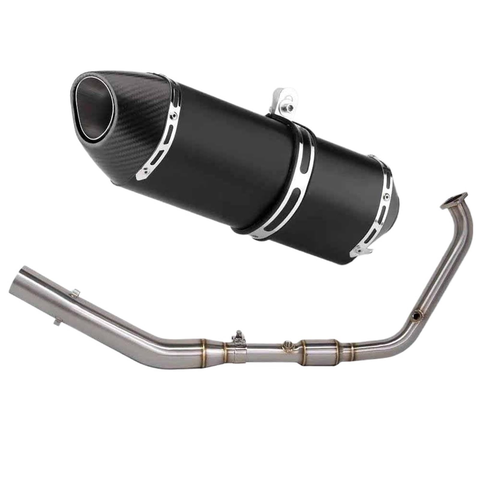 Motorcycle Full System Exhaust Modify For Yamaha R15 MT15 XSR155 2017 2018 2019 2020 2021 2022 2023 2024 2025 Escape Racing Header Tube R77 With DB Killer Muffler