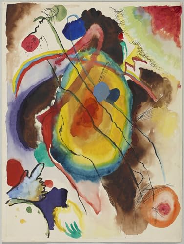 Peinture murale Kandinsky Edwin R Campbell grande toile décoration murale 60x90