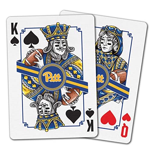 Image of YouTheFan NCAA Officially-Licensed Playing Cards - Original Artwork on All face Cards and Jokers - Team's Official Colors - Quality Linen Texture - Designed in The USA