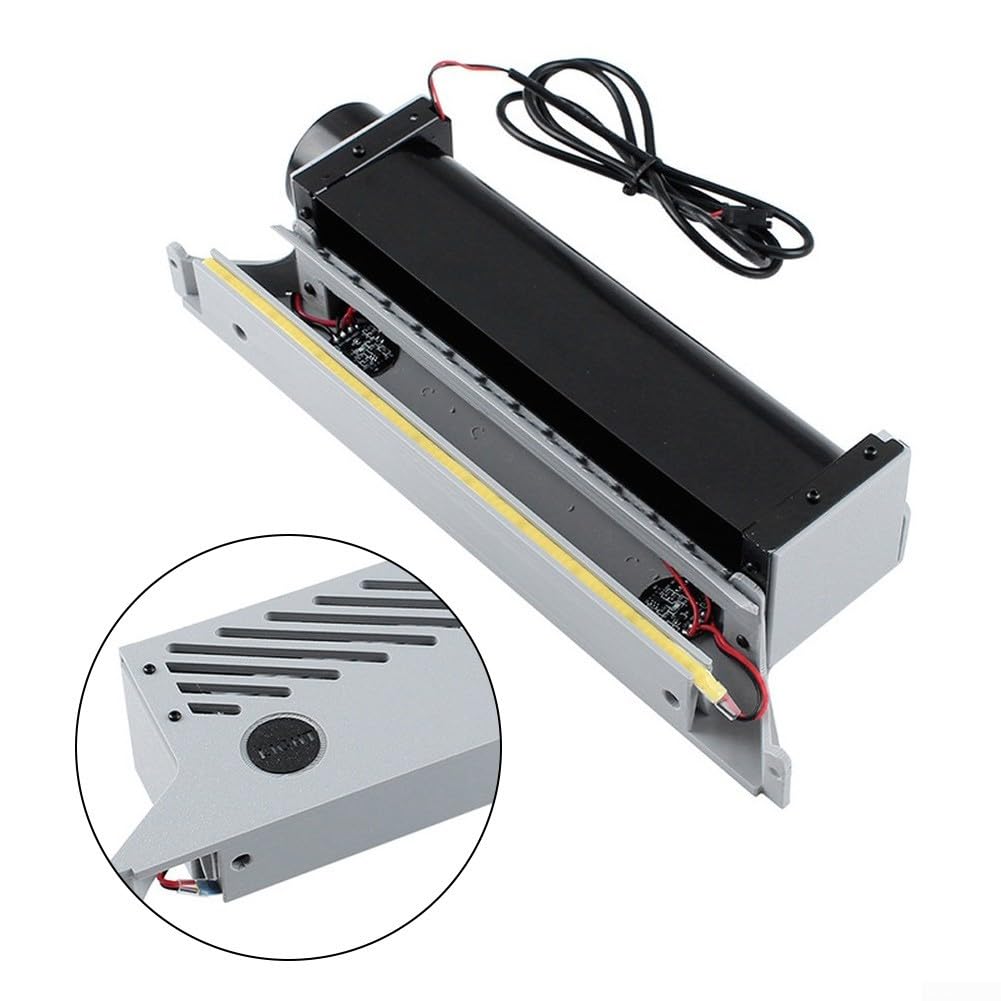 Ventilador de aire de flujo cruzado, paquete de 1, ventilador de refrigeración auxiliar X-Axis para impresoras 3D, flujo de aire circunferencial uniforme, control de velocidad inteligente de modo
