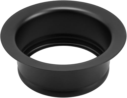 Miniatura 8 de Brida universal de fregadero negro mate, aberturas de drenaje estándar de fregadero de 3-12 pulgadas, para eliminación de basura, montaje de