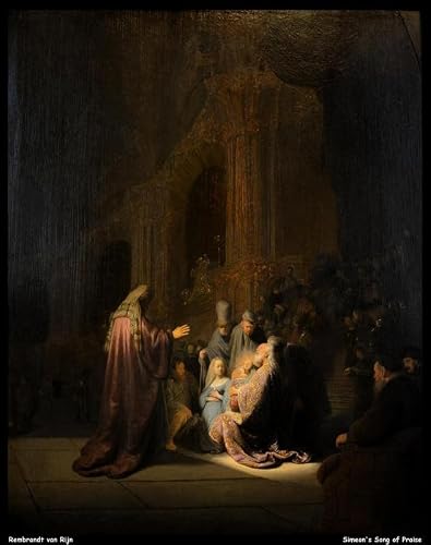 Unicorn Posters A4 POSTER (11.8/8.3 inch) (30/21 cm) - rembrandt van rijn simeons song of praise jpb 26961777724 o(1)