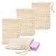 Sisal Seifenbeutel Set von ECENCE 4 umweltfreundliche Seifensäckchen
