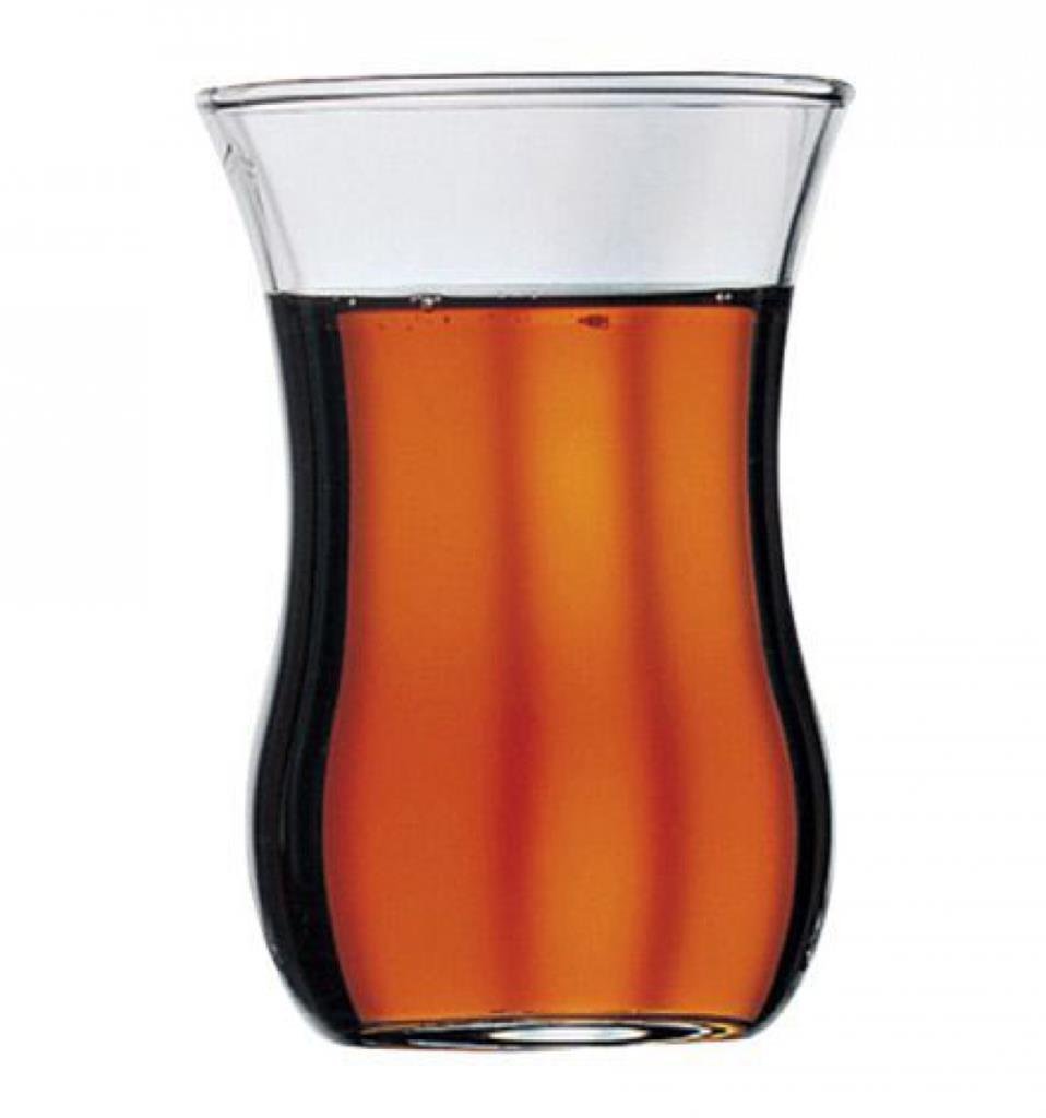 Teeglas Optik 6er Cay-Glas Set