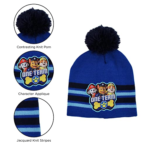 Nickelodeon Boys Nickelodeon Toddler Winter Hat, Scarf And Kids Gloves Or Mittens Cold Weather Hat, Blue Mittens, 2-4T Us #TOP2