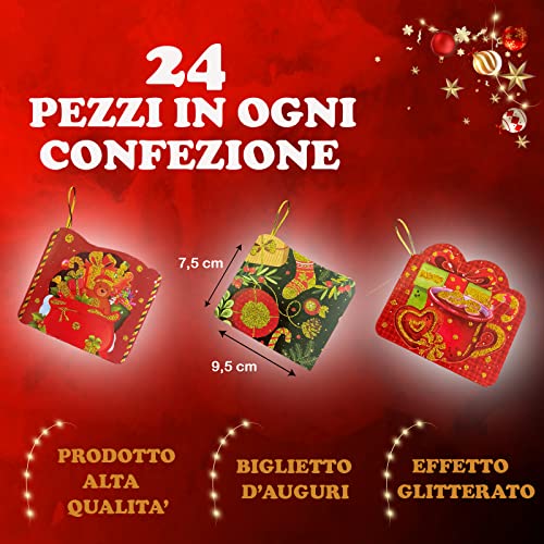 24 Weihnachtskarten, Weihnachtskarten, Weihnachtskarten, Dekoration des Weihnachtsbaums, Weihnachtsdekoration, Weihnachtsdekoration, Weihnachtskarte