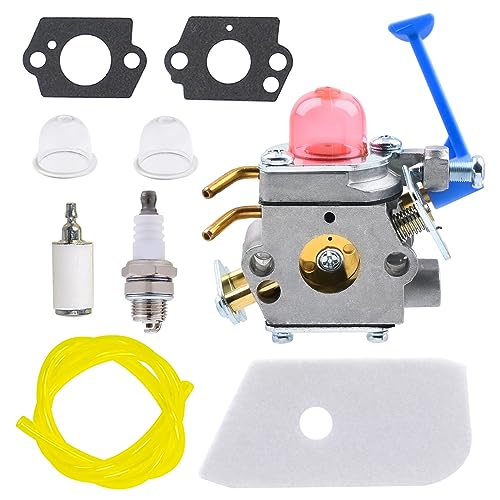 Fitbest Kit de carburador para Husqvarna 128C 128L 128LD 128R 128RJ 128CD 128LDX Trimmer 545081848 C1Q-W40A Carb