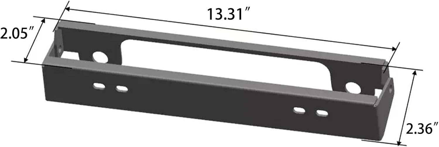 Flip-Up License Plate Texture Black Frame License Plate Bracket For Jeep Wrangler JK/JKU/TJ/YJ/JL/JLU Front Modified Bumper