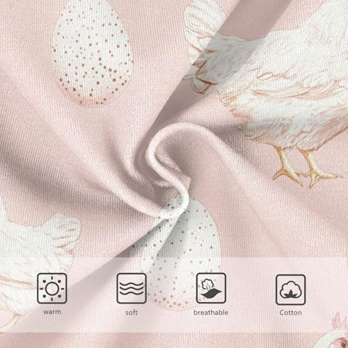 Wusikd Chickens Eggs Girls' Underwear Cotton Girls Briefs Soft Toddler Underwear 2T3