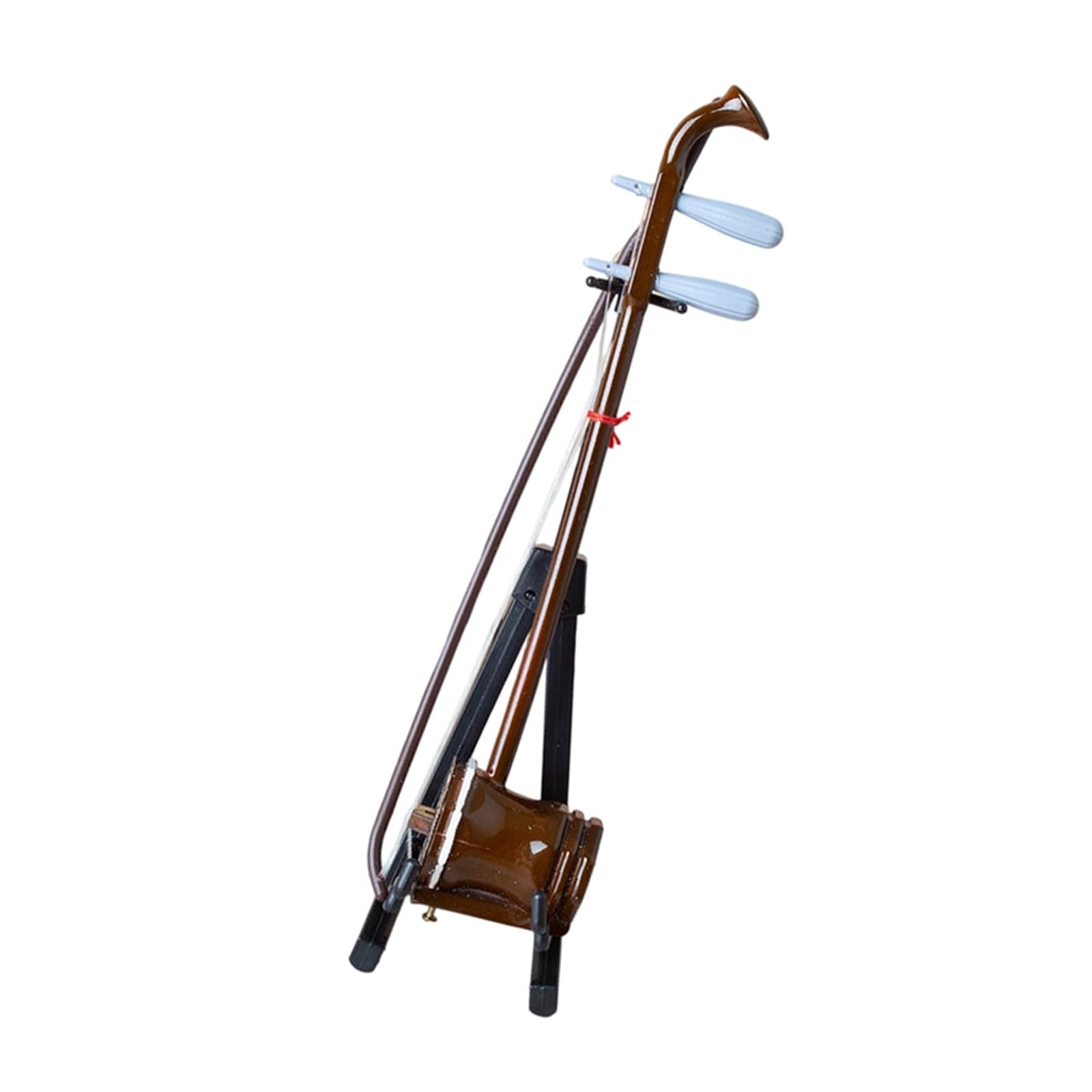 ZXFJYUIP Miniature Erhu Model Traditional Ornament Retro Decorative Musical Instrument(18CM)