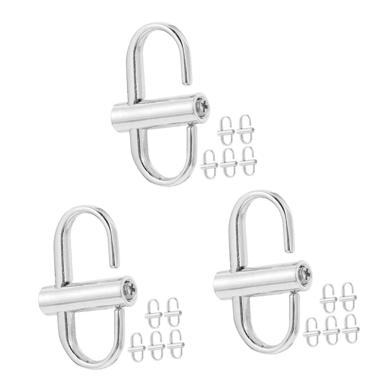 12 fibbie di regolazione della catena, fibbie di regolazione fai da te, fibbie multiuso, fibbie per cinture portatili, accessori per borse, piccole fibbie fai da te