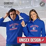 Adult New York Rangers Game Day Hooded Sweatshirt - Officially Licensed NHL