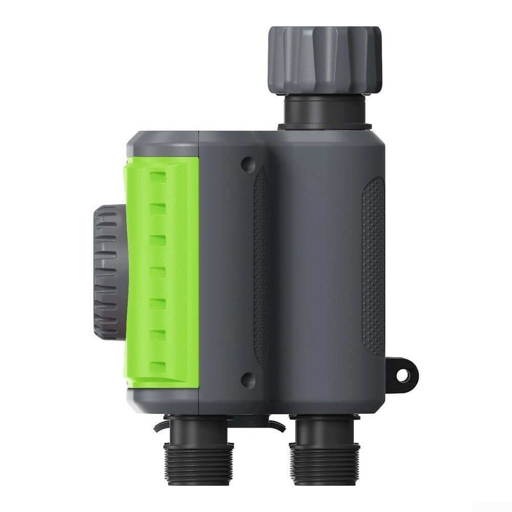 Sistema di irrigazione automatico a 4 zone per tubo da giardino con programmazione app e supporto sensore meteorologico a bordo