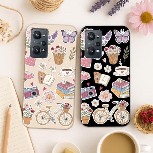 Image of COLORflow Back Cover Compatible with Realme GT Neo 2 5G | Pastel Dreams Collection Customized Back Cover Compatible with Realme GT Neo 2 5G