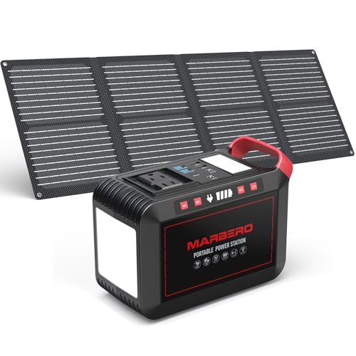 MARBERO 237Wh Solar Generator with Solar Panel...