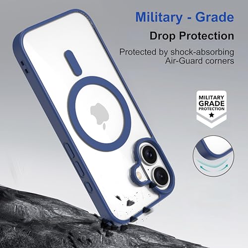 Image of amazon basics Back Case Cover for iPhone 17 | Compatible for iPhone 17 Back Cover | Scratch-Resistant Back Cover | Navy Blue